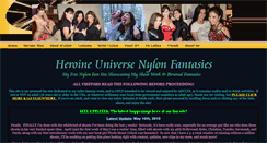 Desktop Screenshot of heroineuniverse.com